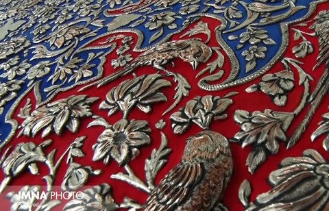 Unique art of Isfahan; Combination of toreutics and carpet weaving