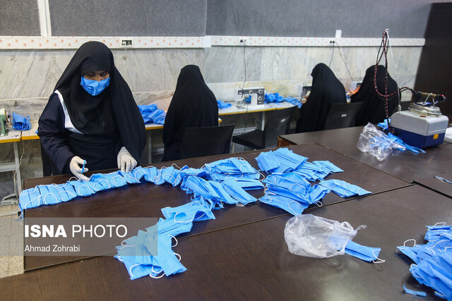 تولید بیش از ۳ میلیون ماسک و لباس مخصوص توسط بسیج اصفهان