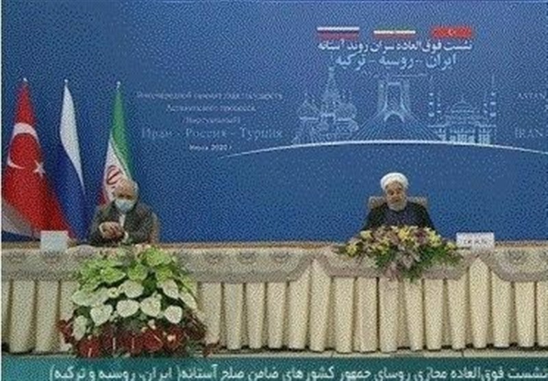 Iran President: Astana Peace Guarantors Resolved to Fight against Terrorism in Syria