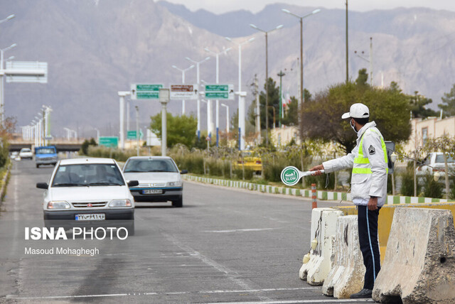 کاهش تردد خودروها در راه‌های اصفهان ناشی از رعایت مردم است
