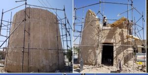 بازسازی و ساماندهی تنها برج قدیمی شهر کوشک