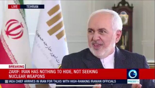 Talks will begin once illegal sanctions are removed: Iran FM Zarif