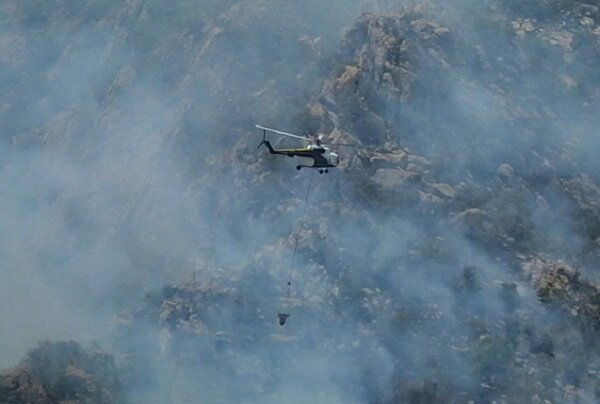 IRGC helping Turkey to put out fire by 1 plane, 2 helicopters