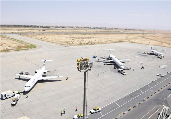 ۸۲۴ پرواز داخلی و خارجی در فرودگاه اصفهان انجام شد
