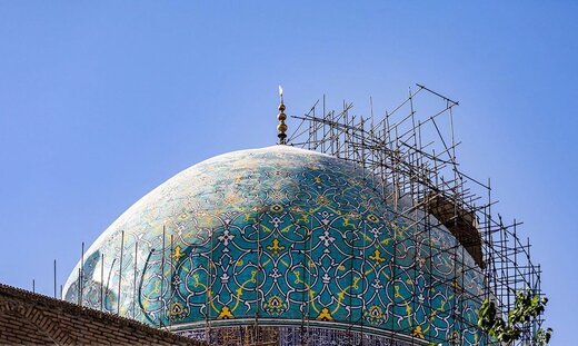 نصب تجهیزات پایش فرونشست در مسجد جامع عباسی اصفهان