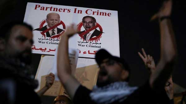 Why does axis of resistance see U.S as its opponent in the Gaza war?