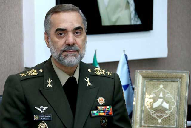 Iran’s defense minister sends New Year wishes, condemning Gaza violence