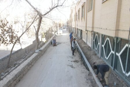 تکمیل عملیات ساماندهی خیابان ۲۲ بهمن کاوه در ماه جاری
