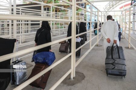 احداث کریدور خنک کننده در مسیر پیاده روی زائران اربعین