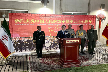 Chinese Liberation Army’s 97th anniversary celebrated in Tehran