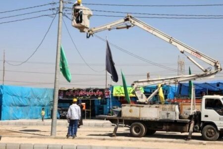 حضور داوطلبانه بازنشستگان برق در اربعین