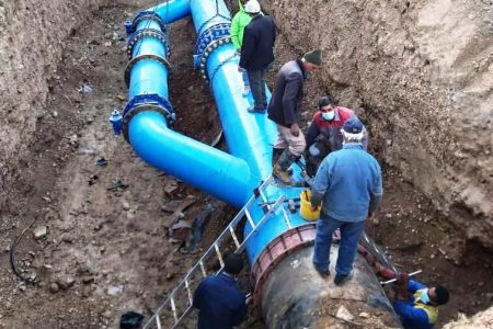 بازسازی خطوط فرسوده فاضلاب شمال اصفهان