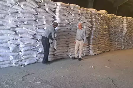 نمونه‌برداری از۲۰۰ تن کود کلرور پتاسیم گرانوله