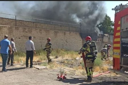 واکنش سریع و هماهنگ نیروهای آتش‌نشانی مهار شد