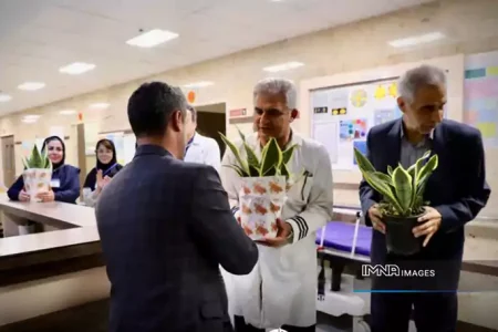 تجلیل از پرستاران بیمارستان حجتیه 