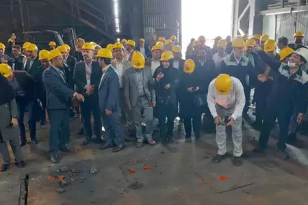 بازدید مدیران کل و مدیران نواحی راه‌آهن جمهوری اسلامی ایران از ذوب‌آهن اصفهان