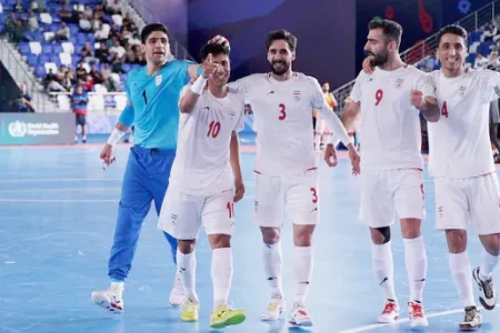 کسب ششمین مدال طلای کاروان ایران توسط تیم ملی فوتسال