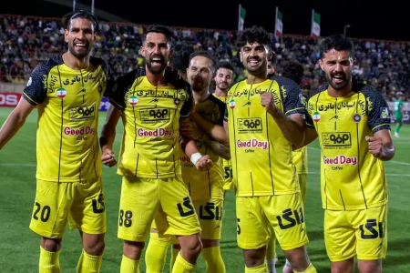 شمس آذر قزوین ۰-  سپاهان اصفهان ۱