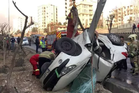آمار غیرقابل قبول تصادفات درون‌شهری اصفهان  