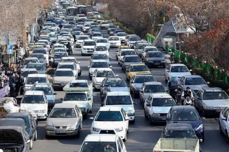 اوج شلوغی معابر اصفهان بین ساعت ۱۸:۰۰ تا ۱۹:۰۰