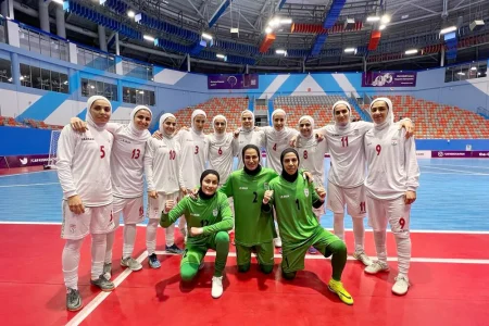 دانش‌آموز دختر اصفهانی بازیکن اثرگذار تیم ملی فوتسال ایران