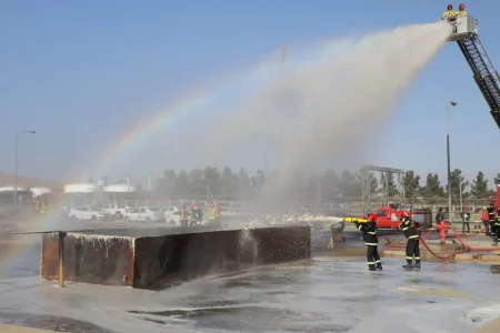 بهره‌برداری از مرکز آموزشی زمین آتش پالایشگاه اصفهان به ابعاد ۱۵۰ در ۱۵۰ متر