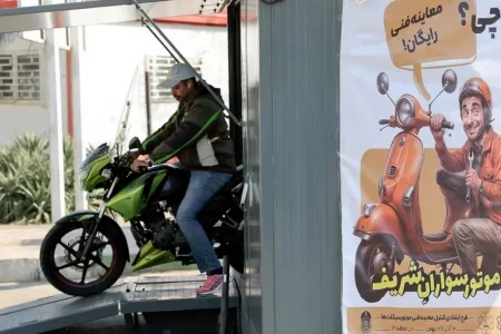 معاینه فنی هشت هزار موتورسیکلت در اصفهان