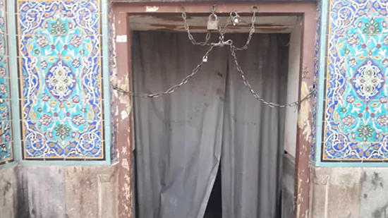 دزدی درب مسجد در خمینی شهر