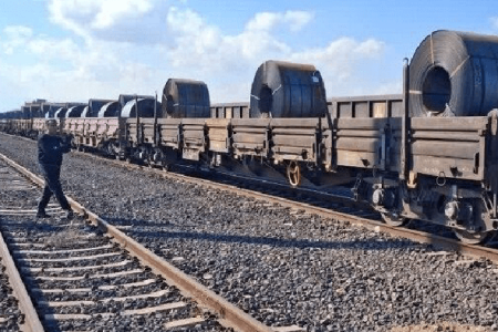 ارسال محموله ۳۰۰۰ تنی فولاد