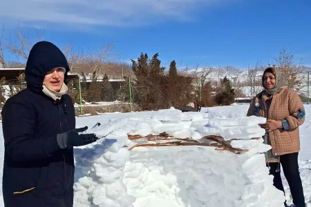 رقابت ۲۰۰۰  گردشگر و ساخت ۱۰۰ مجسمه برفی