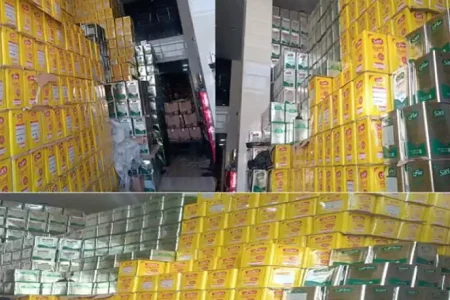 حدود ۳ تن روغن خوراکی احتکاری در شاهین شهر کشف شد