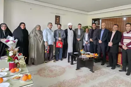 تکریم جانباز سرافراز محمود نورشرق