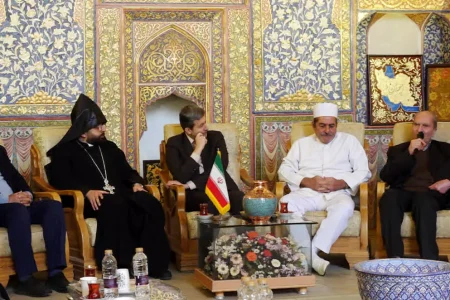 دیدار خاخام سلیمان صدیق‌پور با استاندار اصفهان