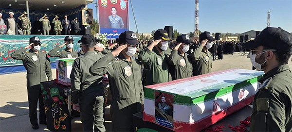 تشییع پیکر شهدای سانحه هوانیروز اصفهان