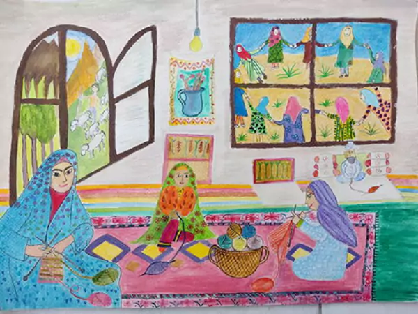 ۶ کودک ایرانی برنده جوایز ویژه یونسکو در نقاشی کانگاوا ژاپن ۲۰۲۵