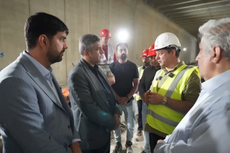 ریل‌گذاری توسعه در مسیر متروی بهارستان