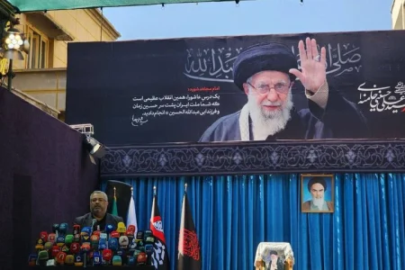 تشییع پیکر رهبر شهید انقلاب در عراق