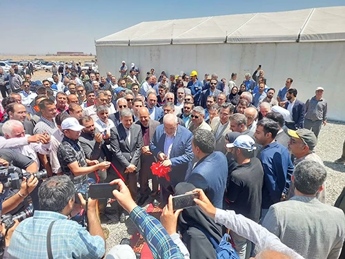 افتتاح نیروگاه ۱۱۷ مگاواتی اردستان