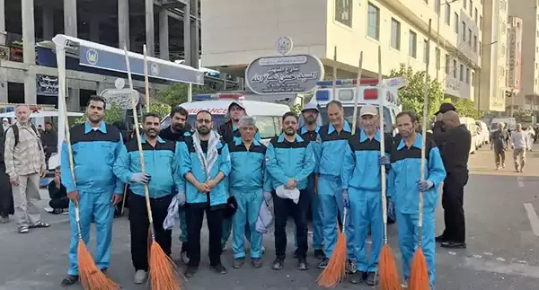 سفیران پاکیزگی بهارستان در خاک کربلا